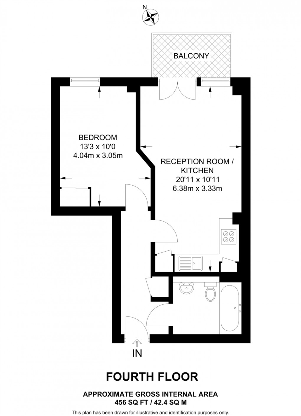 Floorplan for Fenton Street, London, E1 2NE