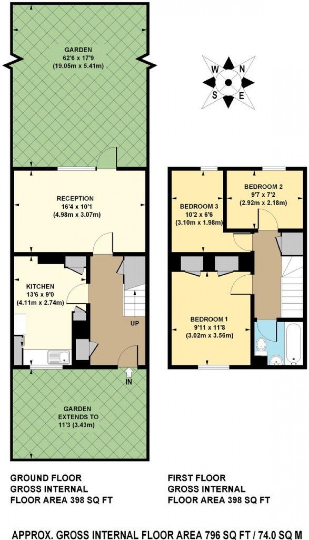 Floorplan for Fox Close, London E16 1NU