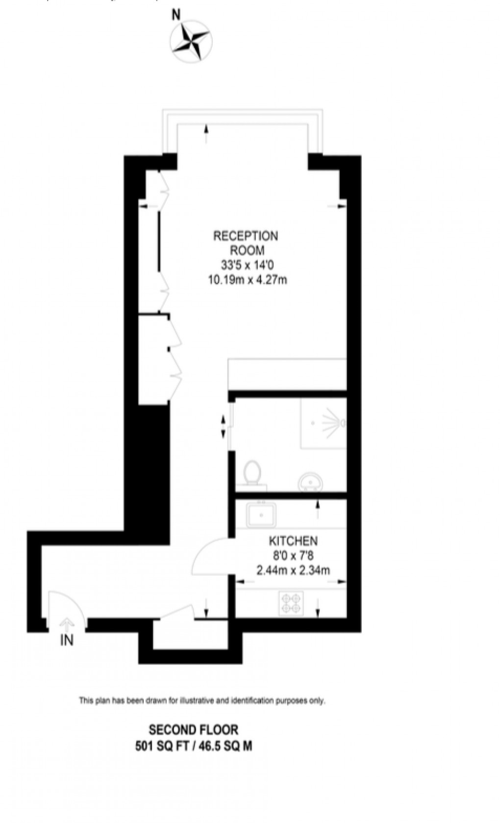 Floorplan for Hosier Lane, London, EC1A