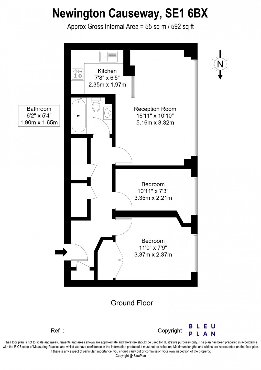 Floorplan for Metro Central Heights, London Bridge SE1