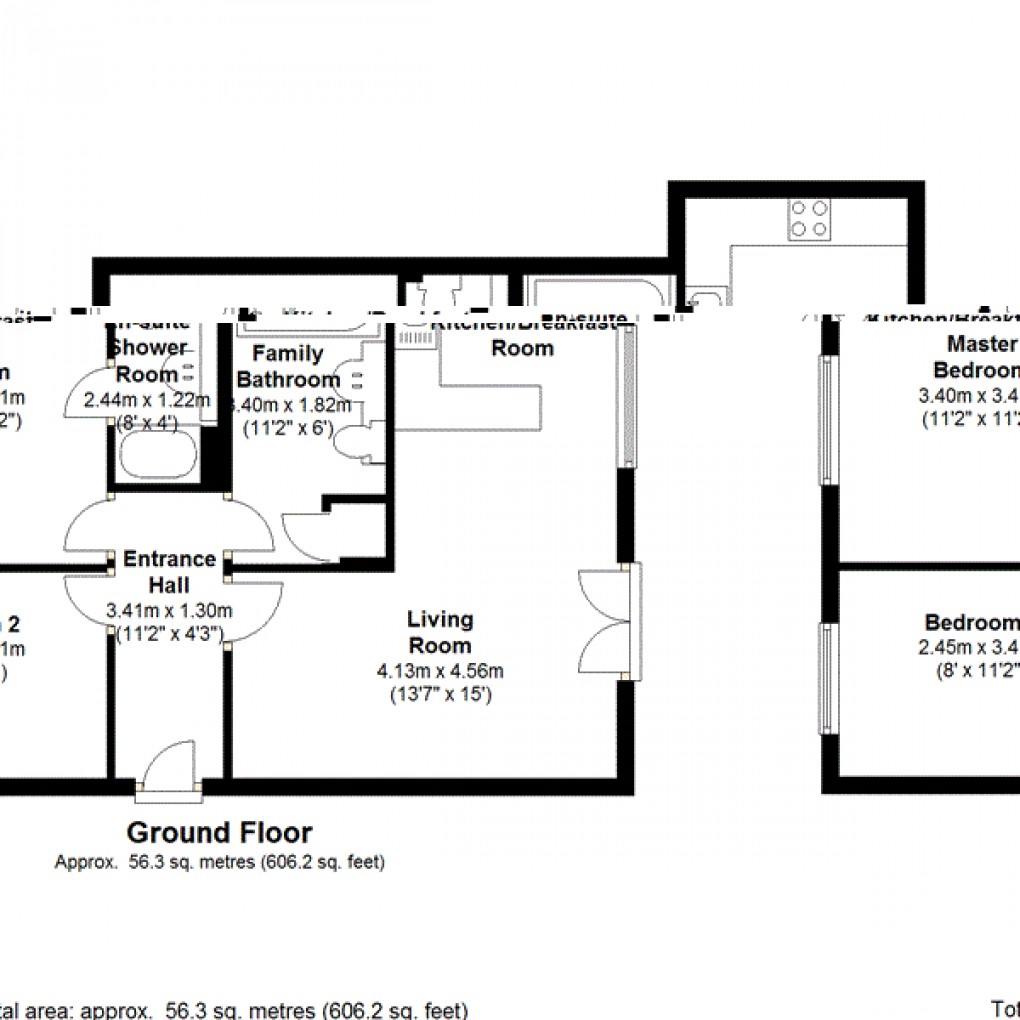 Floorplan for Langbourne Place, London, E14 3WW