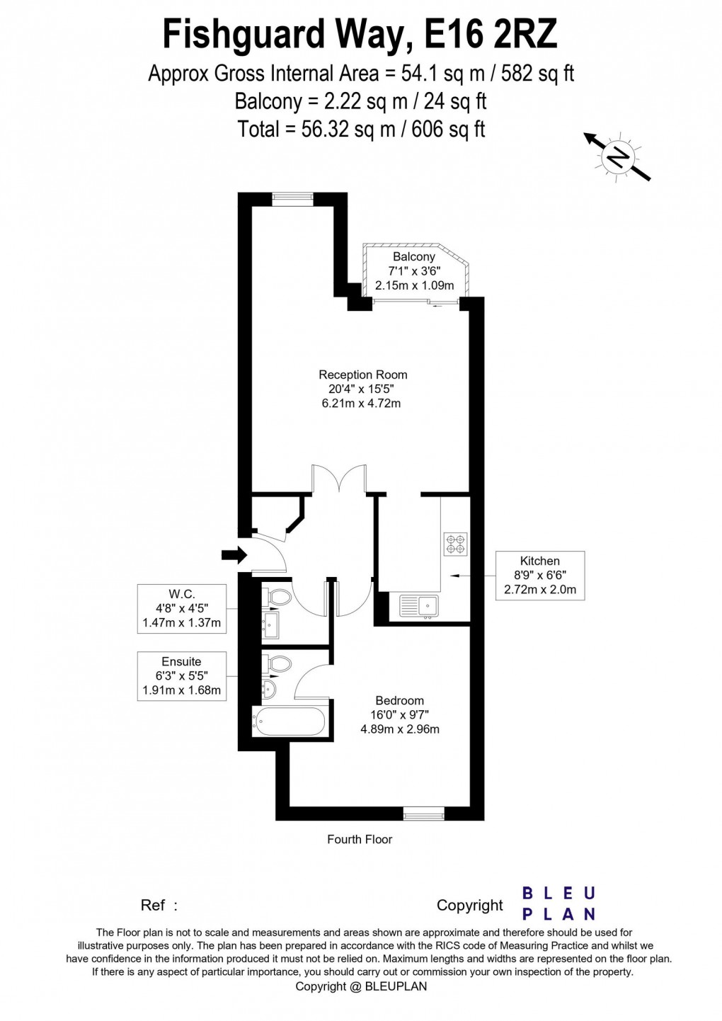 Floorplan for Fishguard Way  London, E16