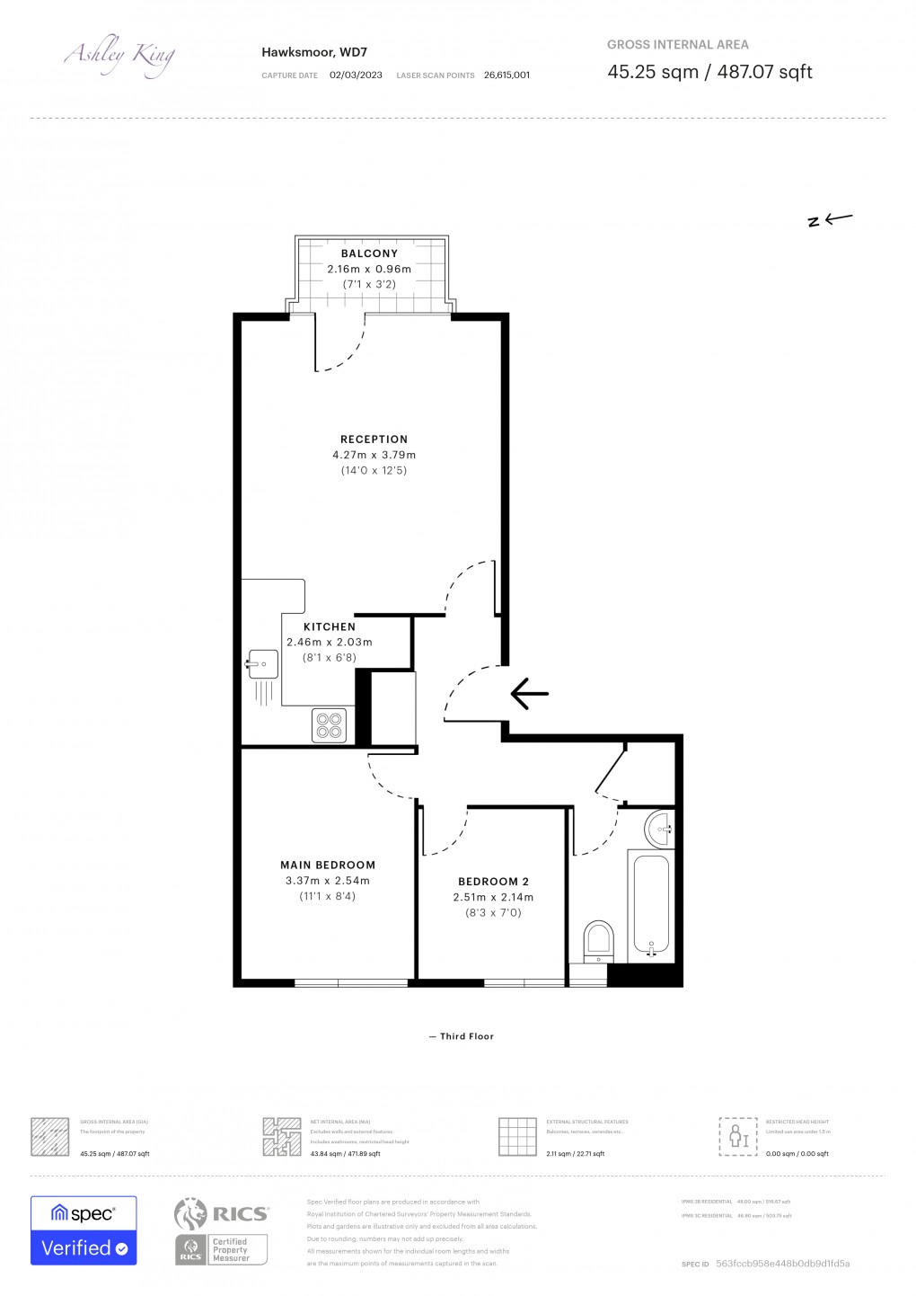 Floorplan for Hawksmoor, Harris Lane, Shenley, Radlett